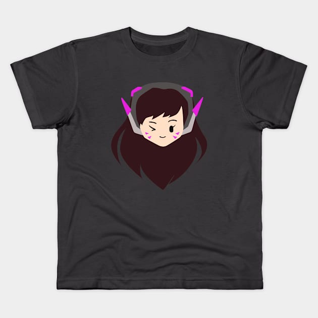 cute Dva Kids T-Shirt by JamesCMarshall